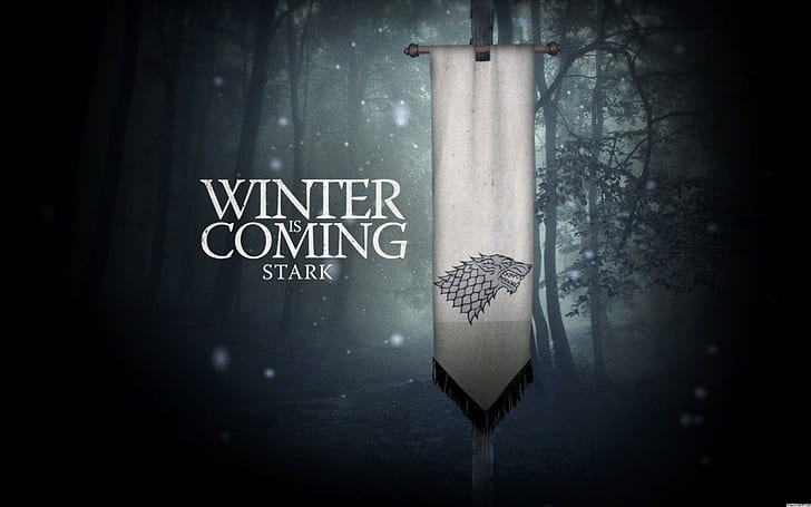 sigils, Canción de hielo y fuego, Se acerca el invierno, Game of Thrones, House Stark, Fondo de pantalla HD