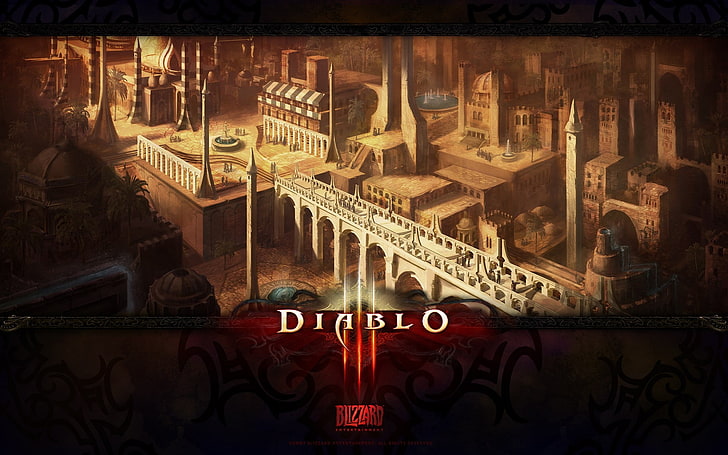 Diablo digitales Hintergrundbild, Diablo III, HD-Hintergrundbild