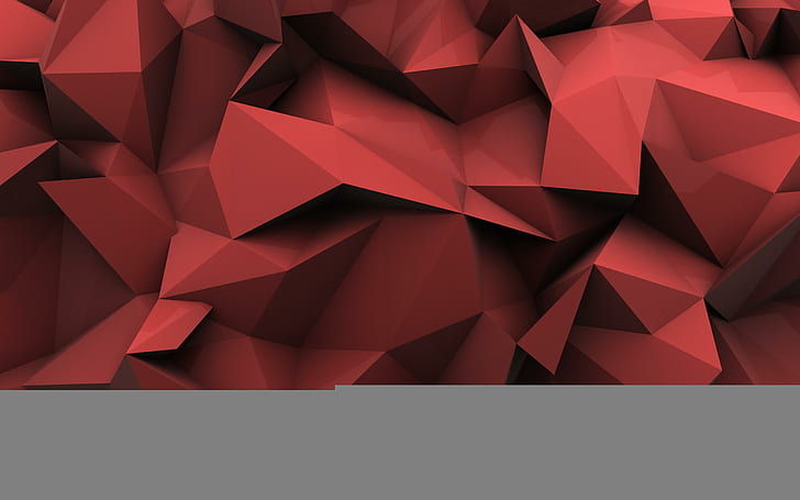 3D Low Poly Abstract ، 3D ، مجردة 3D ، نمور بيضاء ، ورقة ، مجردة، خلفية HD