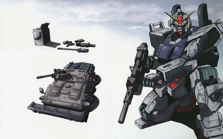 мех, Gundam, робот, HD тапет
