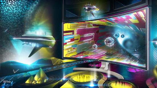 Smart TV, LG UltraWide, Dream Canvas, Sfondo HD HD wallpaper
