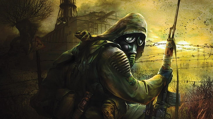 gas masks, S.T.A.L.K.E.R., HD wallpaper