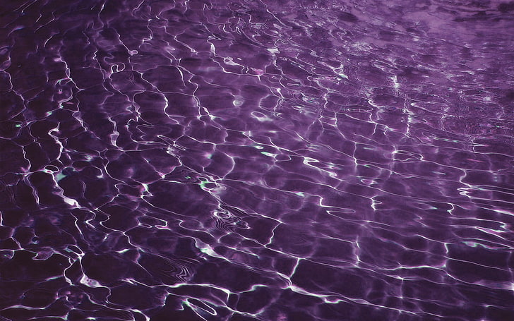 fioletowy materiał tekstylny, fala parowa, krople wody, woda, fioletowy, yung chudy, Tapety HD