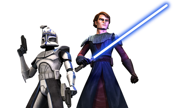 Star Wars character illustration, Star Wars, Star Wars: The Clone Wars, Anakin Skywalker, HD wallpaper