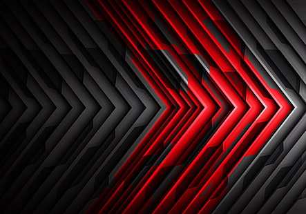 黒と赤のイラスト、ストリップ、背景、黒と赤、抽象、 HDデスクトップの壁紙 HD wallpaper