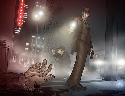 L.A. Noire, konstverk, videospel, HD tapet HD wallpaper