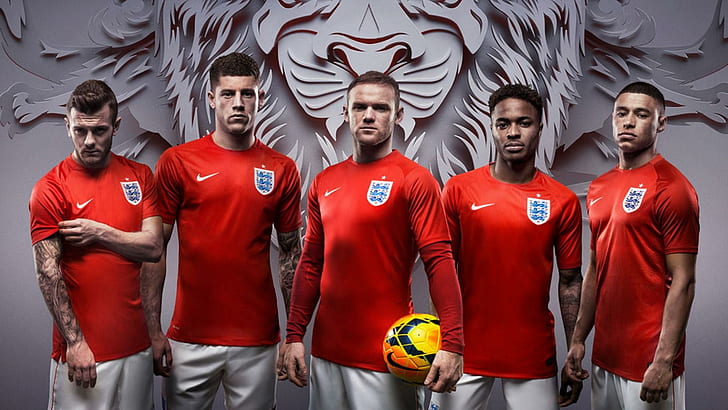 Coupe du monde de football Angleterre 2014, Angleterre, football, équipe 2014, coupe du monde, Fond d'écran HD