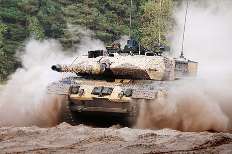 танк, Германска армия, Leopard 2A7, HD тапет HD wallpaper