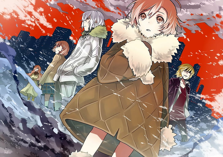 Anime, Toaru Majutsu no Index, Accelerator (To Aru Kagaku No Railgun), Last Order, Mikoto Misaka, Shizuri Mugino, Teitoku Kakine, HD wallpaper