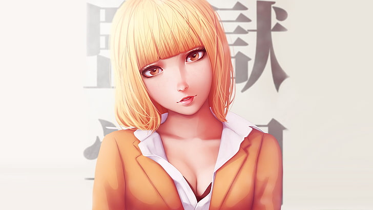 Anime, Escuela Penitenciaria, Hana Midorikawa, Fondo de pantalla HD