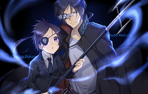 Anime, Katekyō Hitman Reborn !, Chrome Dokuro, Mukuro Rokudo, HD-Hintergrundbild HD wallpaper