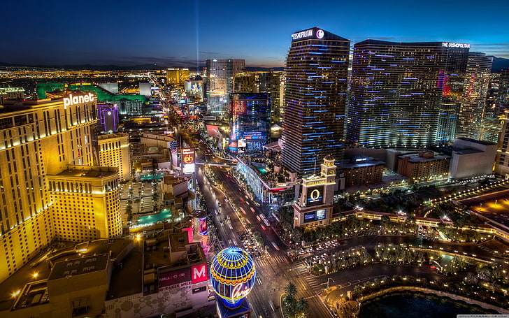 Las Vegas Cosmopolitan Strip Hotel & Casino Nevada, Nordamerika Skrivbordsunderlägg 3840 × 2400, HD tapet