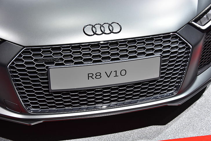Audi R8 e-tron, audi r8 v10 geneva, car, HD wallpaper