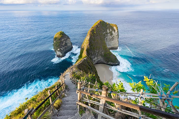 إندونيسيا، الشاطئ، الطبيعة، خلفية HD