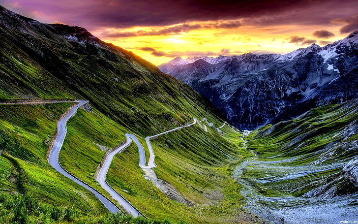 carretera, naturaleza, valle, HD wallpaper