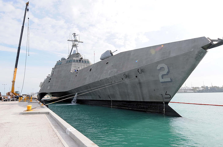 grå marinfartyg, United States Navy, ship, USS Independence, militär, fordon, HD tapet