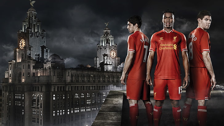 Fußball, Luis Suárez, FC Liverpool, Daniel Sturridge, Steven Gerrard, 4K, HD-Hintergrundbild