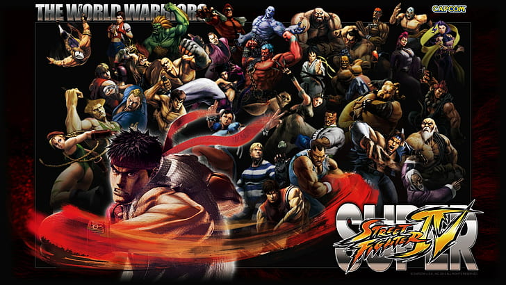 Super Street Fighter IV, Sfondo HD