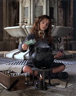 Hermione Granger, Harry Potter, Poudlard, Harry Potter et la Chambre des Secrets, Fond d'écran HD HD wallpaper