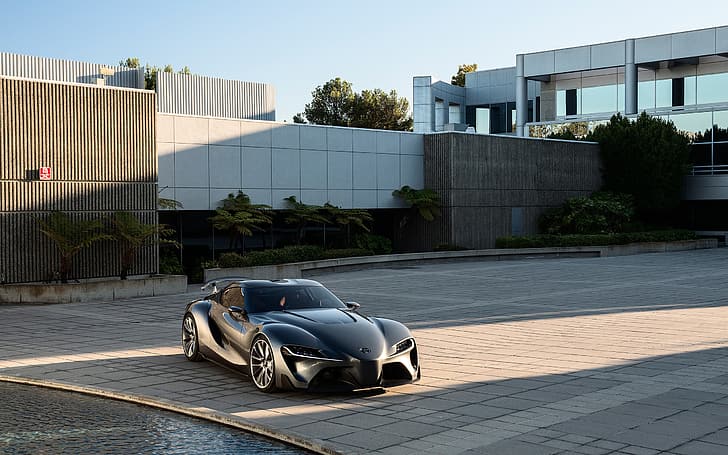 Concept, Toyota, 2014, FT-1, Grafit, Tapety HD