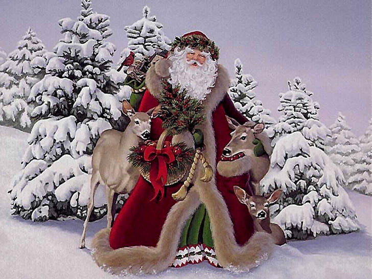الأب عيد الميلاد الأب عيد الميلاد مجردة أخرى HD الفن ، الشتاء ، عيد الميلاد ، سانتا ، عيد الميلاد ، الأب ، سانتا كلوز، خلفية HD