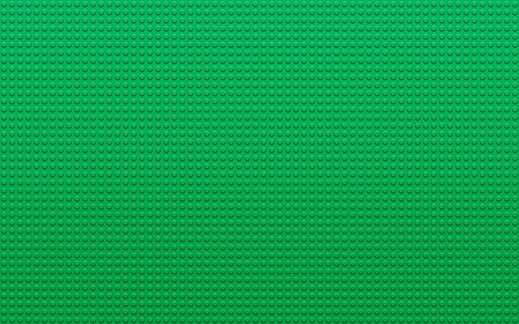 lego, points, circles, green, HD wallpaper
