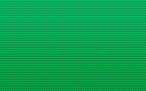 лего, точки, круги, зеленые, HD обои HD wallpaper