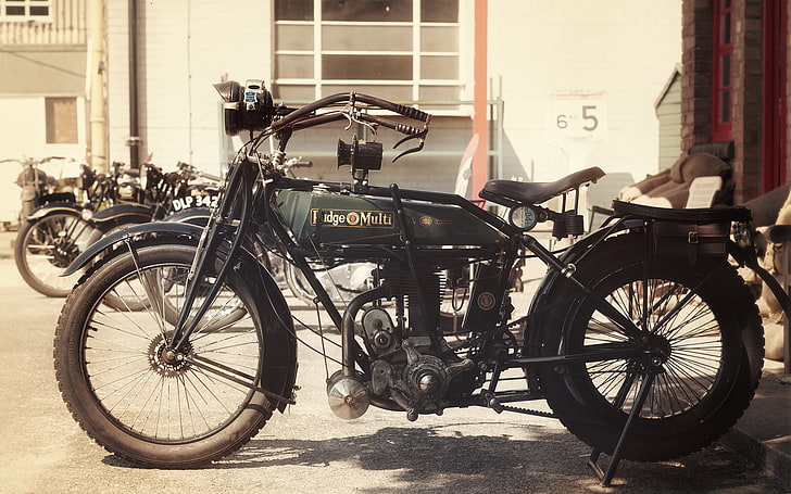 bicicleta, motocicleta, clássico, velho, HD papel de parede