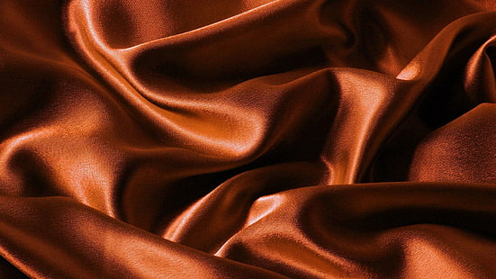 Trama di seta, tessuto di seta marrone rossiccio, fotografia, 1920x1080, seta, trama, Sfondo HD HD wallpaper