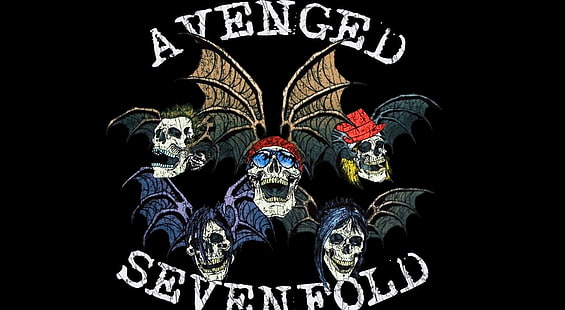 Avenged Sevenfold Logo, A venged Sevenfold, Music, Others, Logo, Avenged, Sevenfold, Tapety HD HD wallpaper