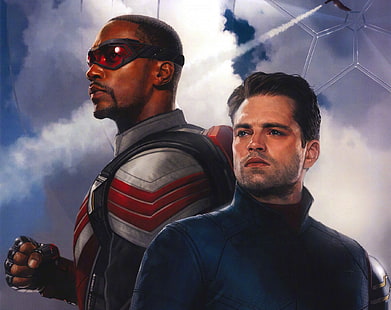 TV Show、The Falcon and the Winter Soldier、Falcon（Marvel Comics）、Winter Soldier、 HDデスクトップの壁紙 HD wallpaper