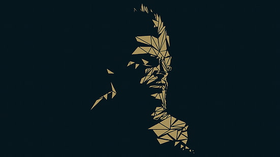 Deus Ex: Human Revolution, Deus Ex, minimalism, video games, HD wallpaper HD wallpaper