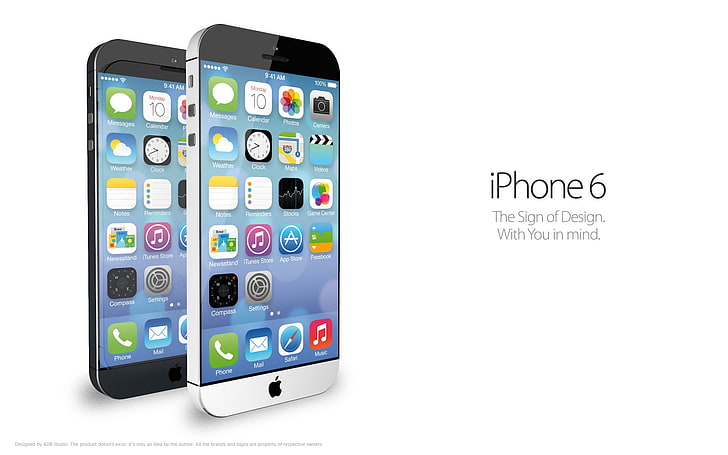 iPhone 6 Concept-Apple iOS 7 HD Widescreen Wallpap.., silver iPhone 6 wallpaper, HD wallpaper
