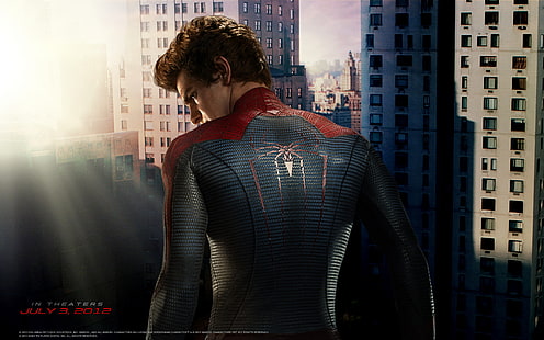 balas Garfield sebagai Spider Man, laba-laba, andrew, garfield, Wallpaper HD HD wallpaper