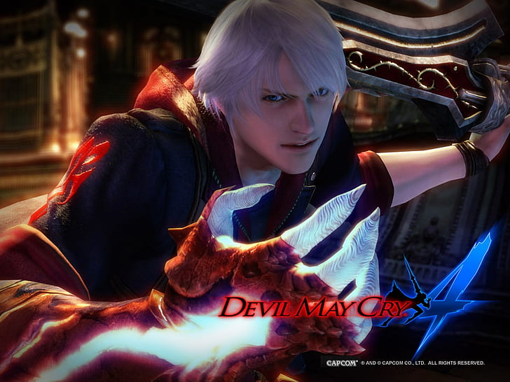 awesome killer devil may cry 4 nero Video Games Age of Conan HD Art, super, awesome, killer, stylowe, Tapety HD