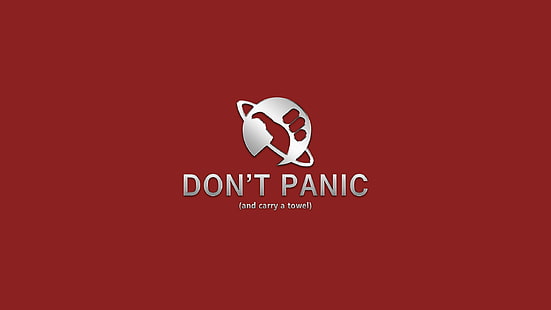 La Guía del autoestopista galáctico Don't Panic HD, películas, the, s, galaxy, to, t, guide, hitchhiker, don, panic, Fondo de pantalla HD HD wallpaper