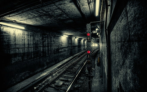 地下鉄、地下、地下鉄、鉄道、 HDデスクトップの壁紙 HD wallpaper