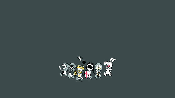 Monty Python and the Holy Grail, cartoon characters clip art, funny, 1920x1080, charlie brown, snoopy, monty python, monty python and the holy grail, HD wallpaper