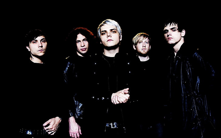 My Chemical Romance, my chemical romance, band, members, look, background, HD wallpaper