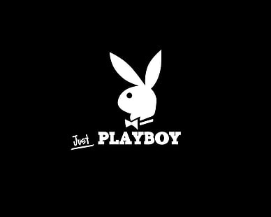 Playboy logo, rabbit, journal, playboy, HD wallpaper HD wallpaper