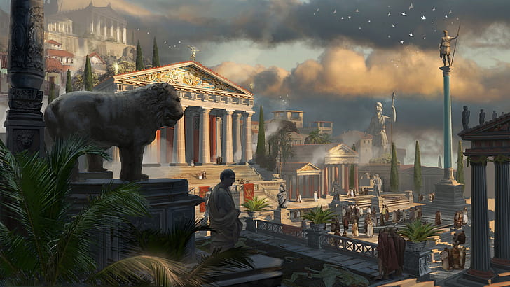 bilgisayar oyunu, Antik Yunanistan, Eddie Bennun, Assassin’in Creed Odyssey, HD masaüstü duvar kağıdı