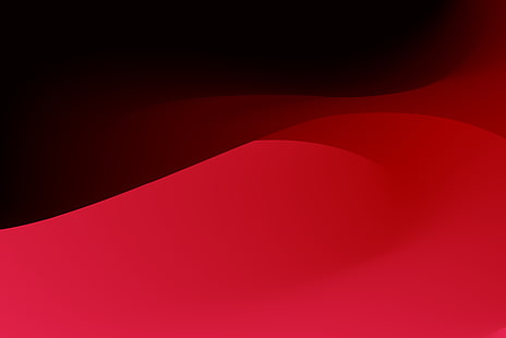 abstrakcja, gradient, kształty, sztuka cyfrowa, czerwony, Tapety HD HD wallpaper