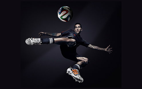 Dani Alves Brazil Adidas 2014 FIFA World Cup, world cup 2014, dani alves, adidas, fifa, world cup, วอลล์เปเปอร์ HD HD wallpaper