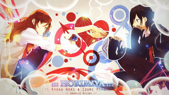 Anime, Hori-san a Miyamura-kun, Hori Kyouko, Izumi Miyamura, Fondo de pantalla HD HD wallpaper