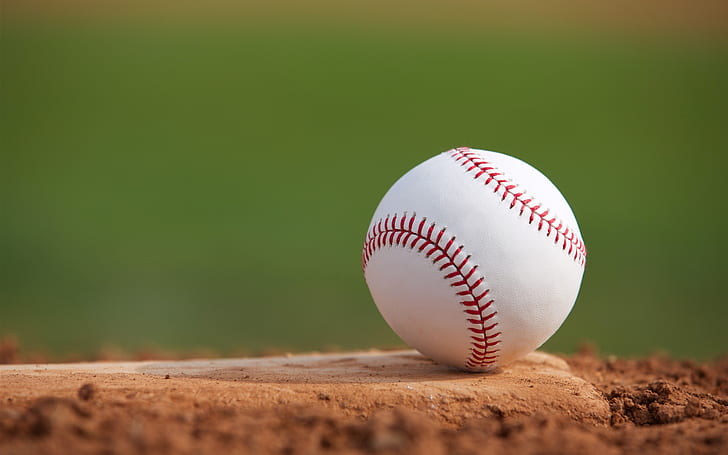 Baseball au sol, Baseball, Sol, Fond d'écran HD