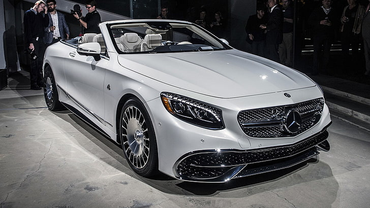 2017, benz, cabriolet, mobil, maybach, mercedes, s650, Wallpaper HD