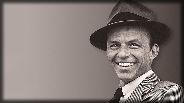 Frank Sinatra, Smile, Suit, HD wallpaper