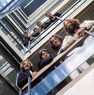 The Beatles, George Harrison, Paul McCartney, John Lennon, zespół, Tapety HD HD wallpaper
