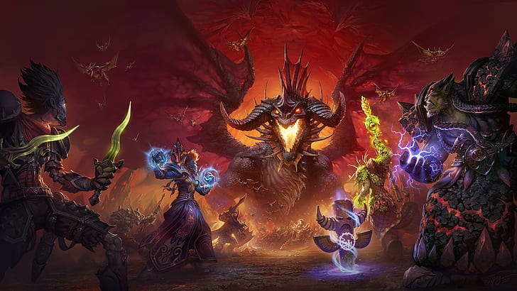 Warcraft, World of Warcraft, karya seni, mmorpg, permainan peran, seni fantasi, RPG, Blizzard Entertainment, Wallpaper HD