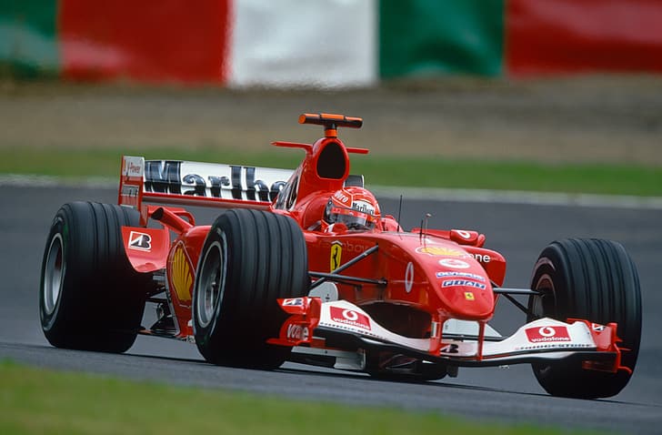 Scuderia Ferrari, F2004, Formula 1, mobil formula, Michael Schumacher, Wallpaper HD